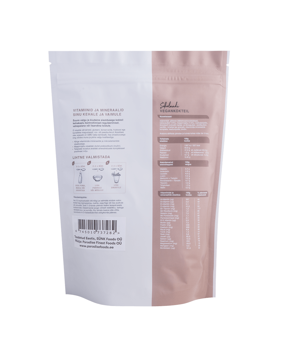 Vegankokteil šokolaadi 500g - Image 2