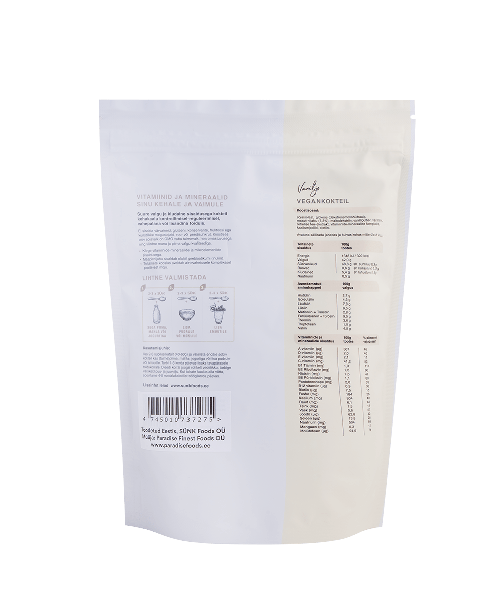 Vegankokteil vanilje 500g - Image 2
